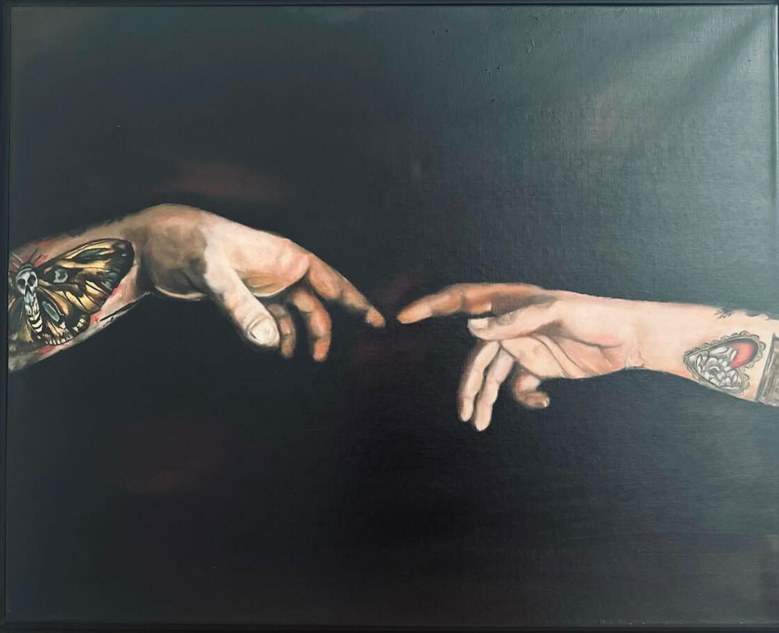 Something New, oil on canvas